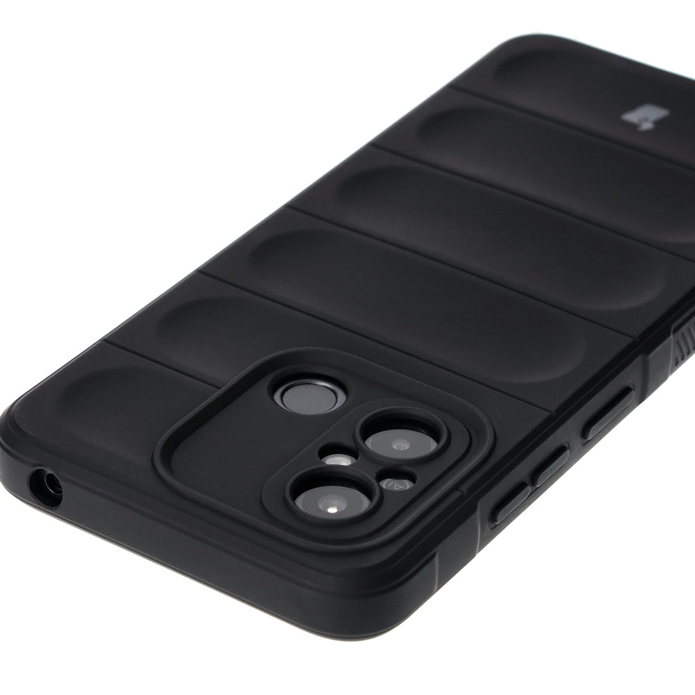 Robuste Handyhülle für Xiaomi Redmi 12C, Bizon Case Tur, Schwarz