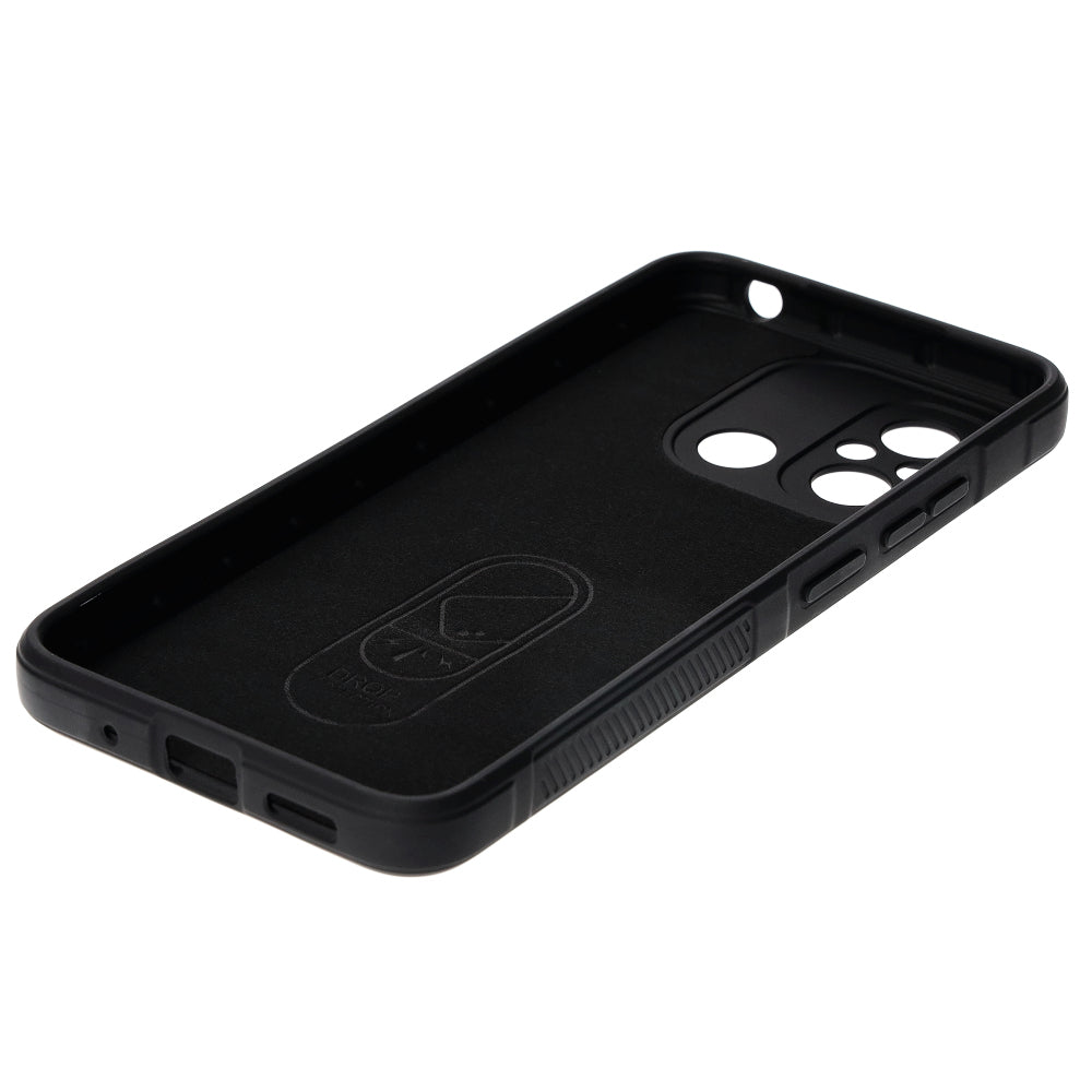 Robuste Handyhülle für Xiaomi Redmi 12C, Bizon Case Tur, Schwarz