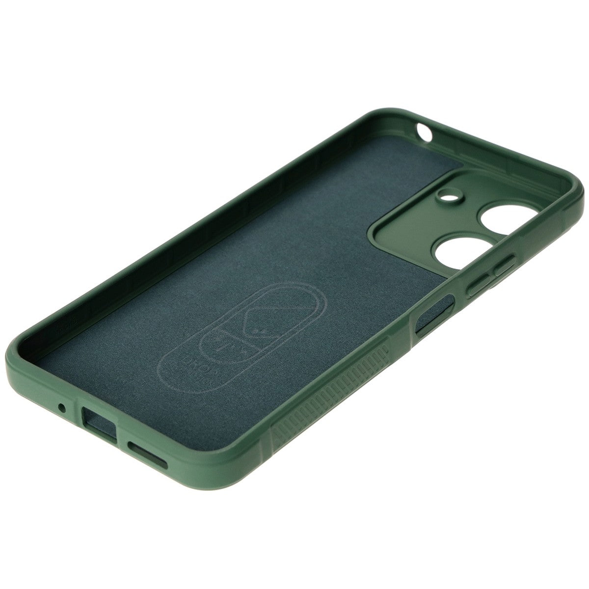 Robuste Handyhülle für Xiaomi Redmi 13C / Xiaomi Pocophone C65, Bizon Case Tur, Dunkelgrün