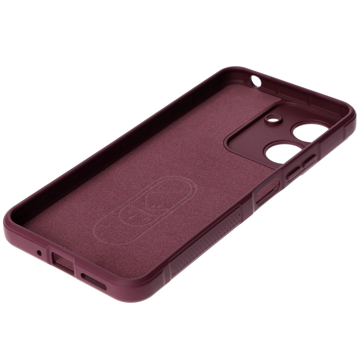 Robuste Handyhülle für Xiaomi Redmi 13C / Xiaomi Pocophone C65, Bizon Case Tur, Dunkelviolett