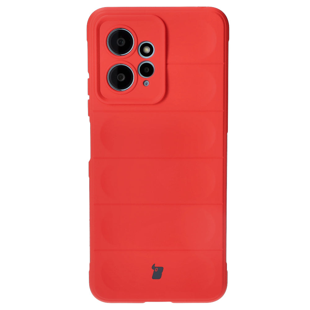 Robuste Handyhülle für Xiaomi Redmi Note 12 4G, Bizon Case Tur, Rot