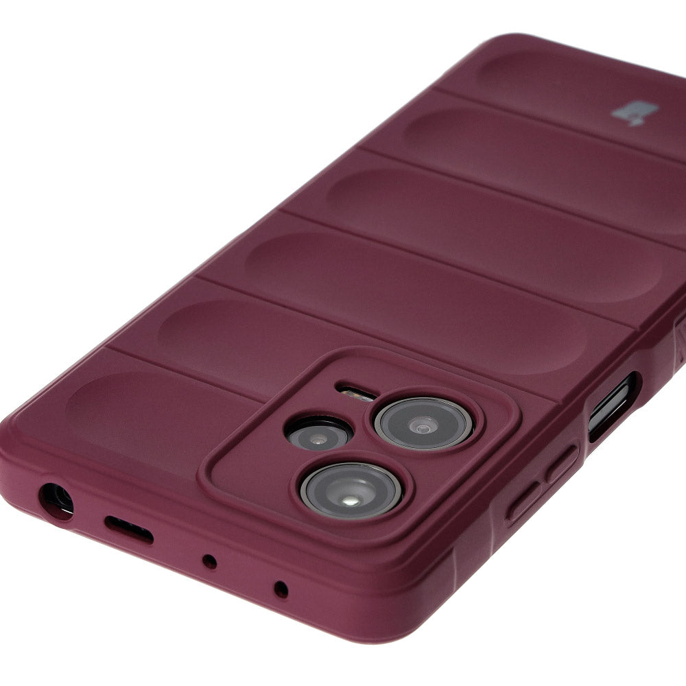 Robuste Handyhülle für Xiaomi Redmi Note 12 Pro+ 5G, Bizon Case Tur, Dunkelviolett
