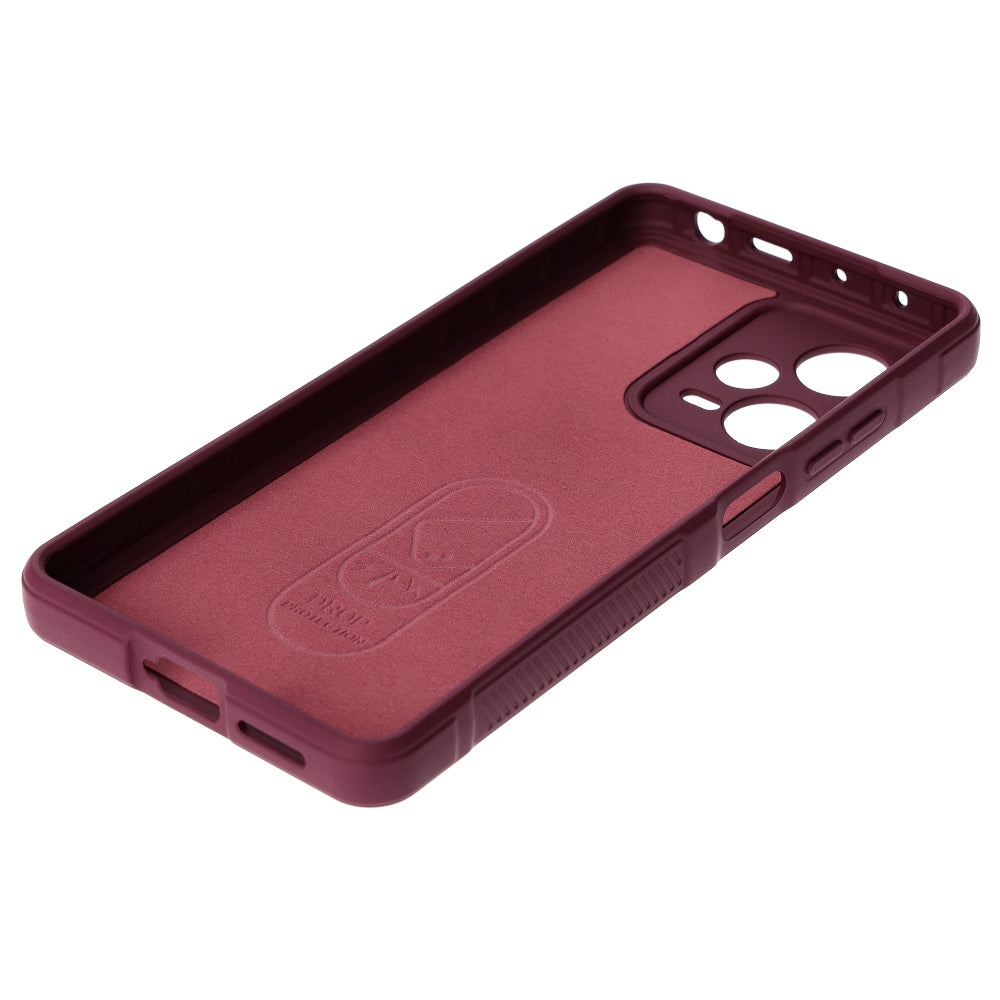 Robuste Handyhülle für Xiaomi Redmi Note 12 Pro+ 5G, Bizon Case Tur, Dunkelviolett