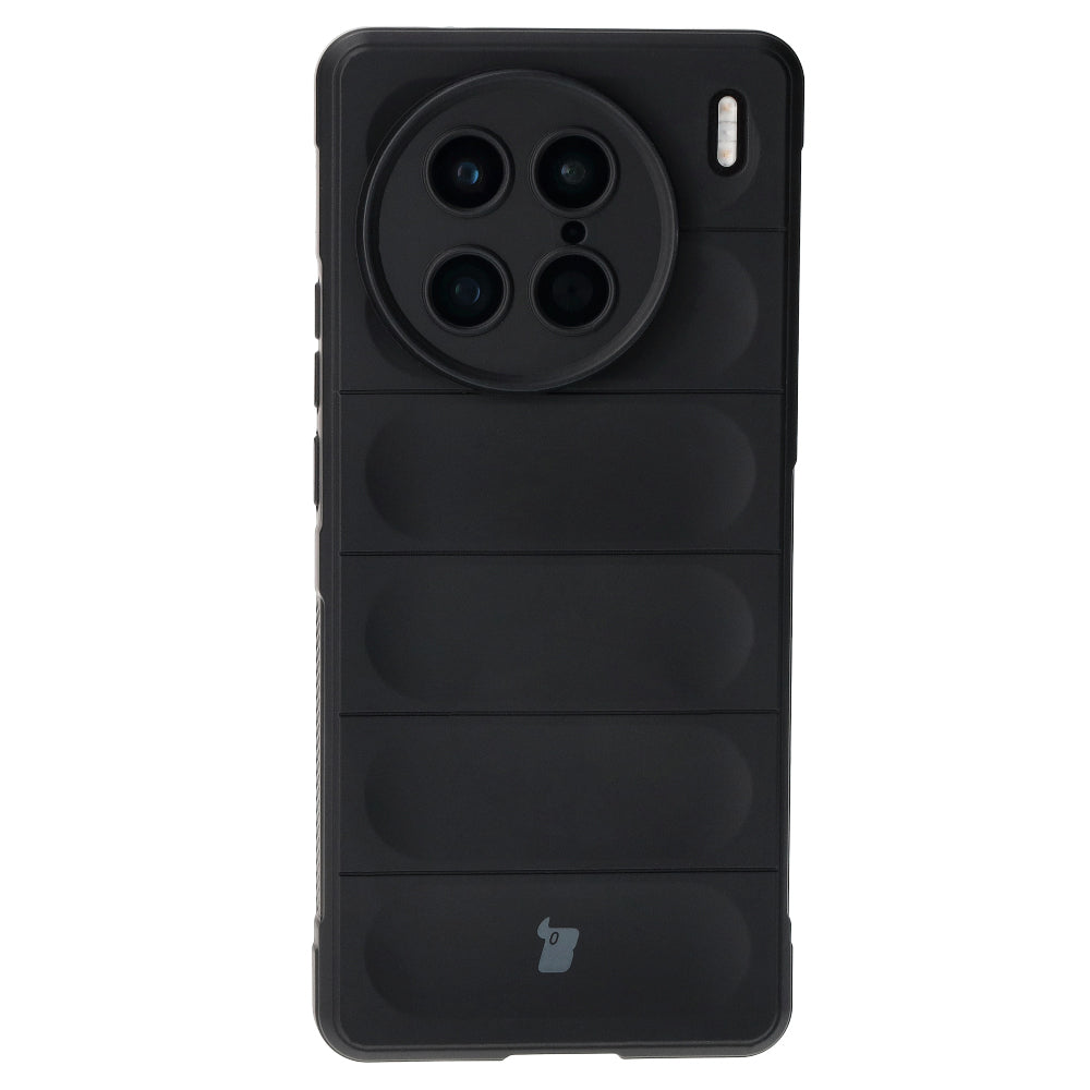 Robuste Handyhülle für Vivo X90 Pro, Bizon Case Tur, Schwarz