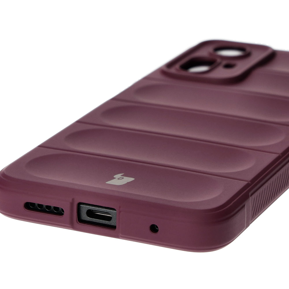 Robuste Handyhülle für Xiaomi Redmi Note 12S, Bizon Case Tur, Dunkelviolett