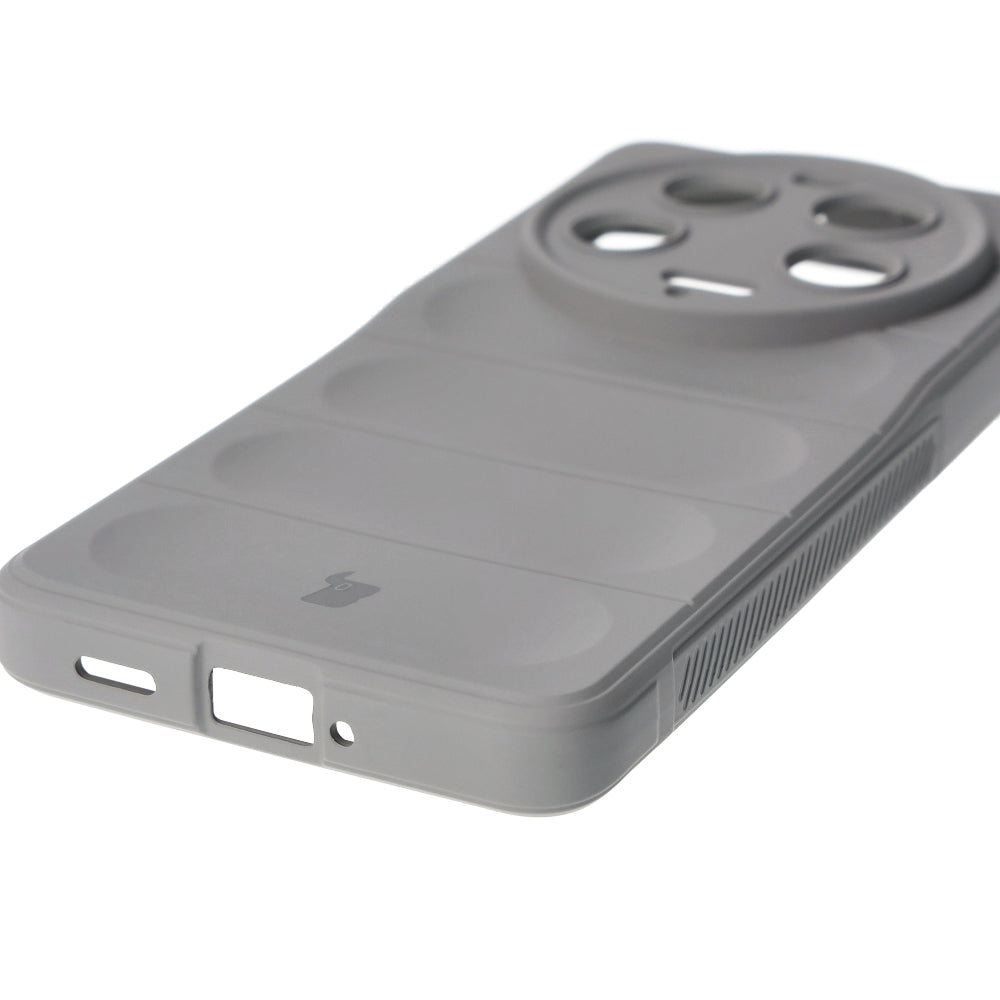 Robuste Handyhülle für Xiaomi 13 Ultra, Bizon Case Tur, Hellgrau