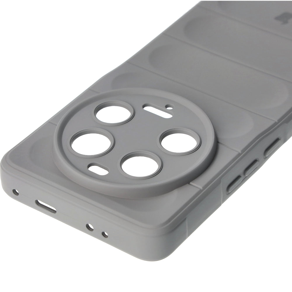 Robuste Handyhülle für Xiaomi 13 Ultra, Bizon Case Tur, Hellgrau