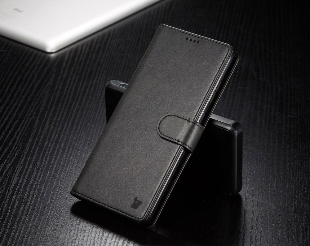 Schutzhülle Bizon Case Wallet für Galaxy A73 5G, Schwarz
