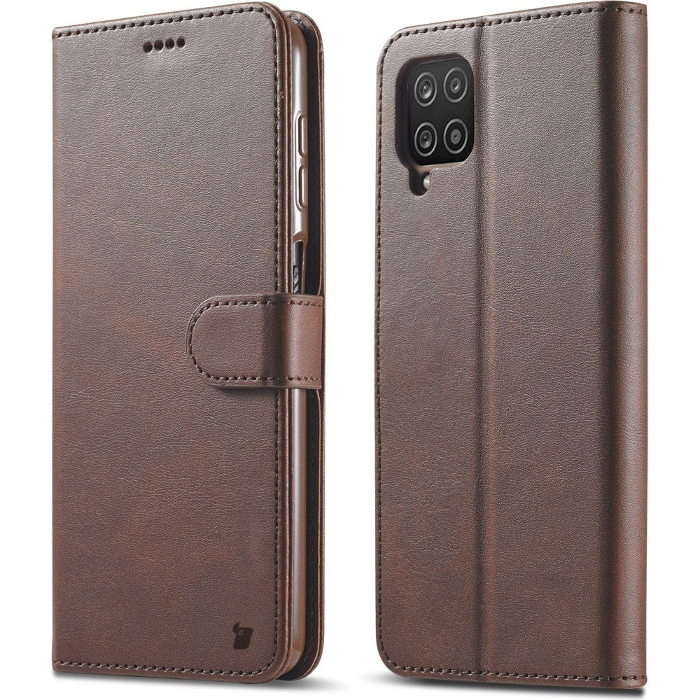 Schutzhülle Bizon Case Wallet für Galaxy M53 5G, Braun