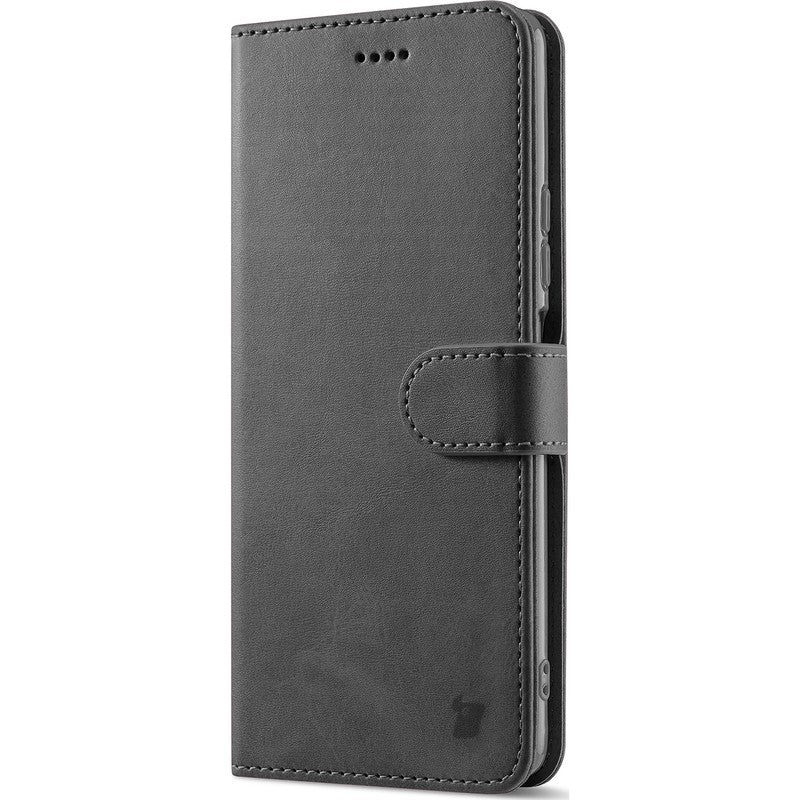 Schutzhülle Bizon Case Wallet für Poco M4 Pro 5G / Redmi Note 11S 5G, Schwarz