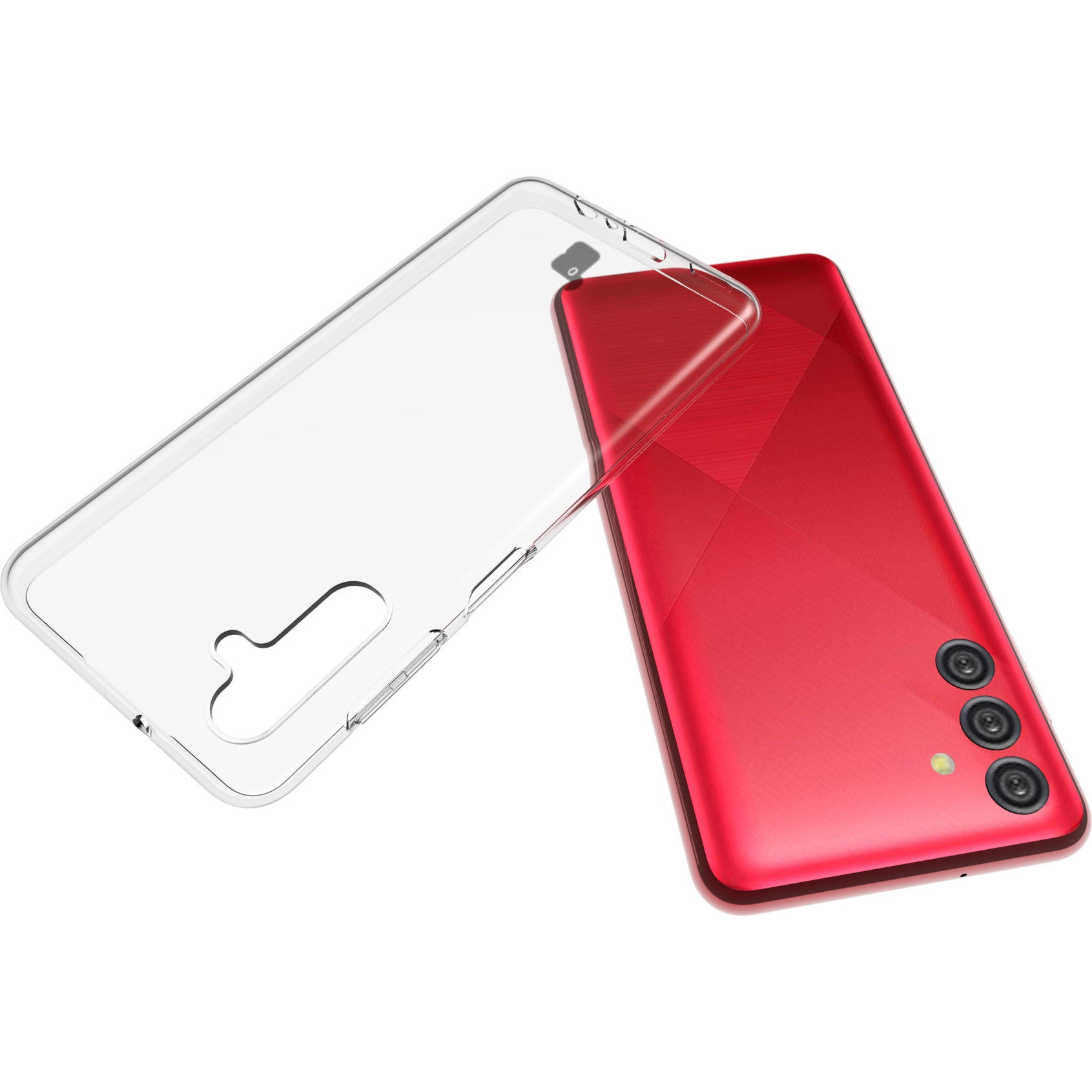 Schutzhülle + 2x Glas + Kameraschutz Bizon Case Clear Pack für Galaxy A13 5G, Transparent