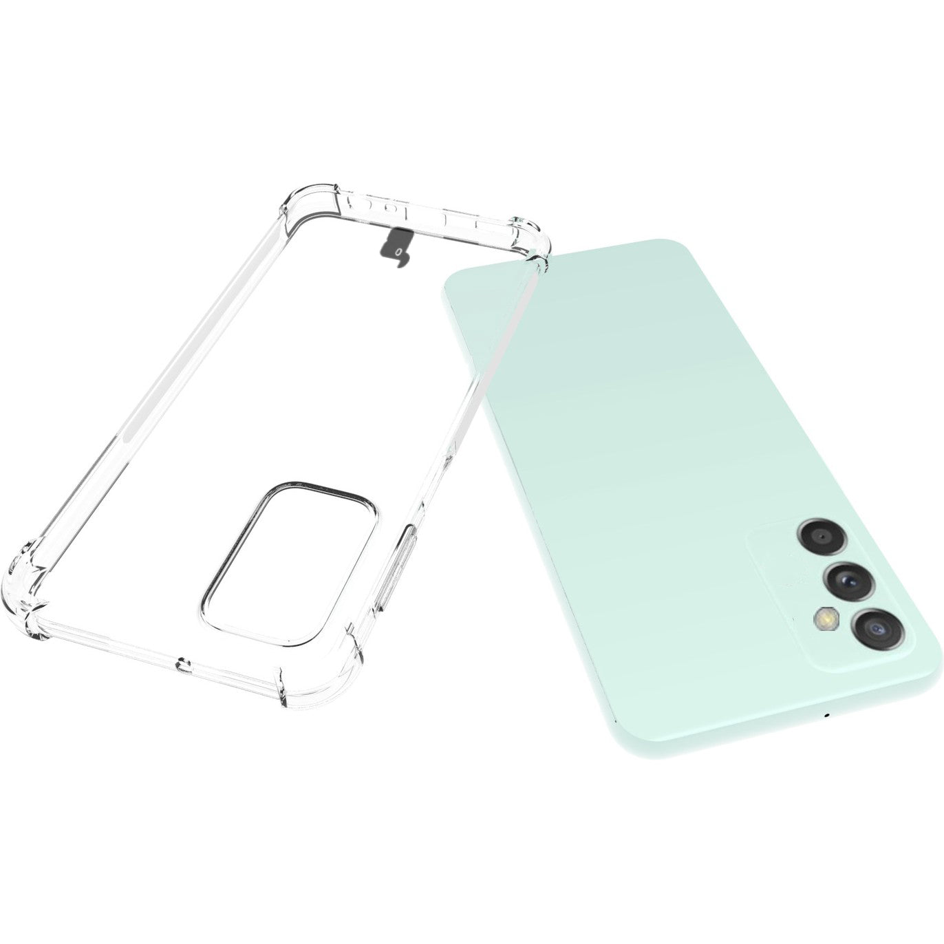 Schutzhülle + 2x Glas + Kameraschutz Bizon Case Clear Pack Galaxy M13 / M23 5G, Transparent