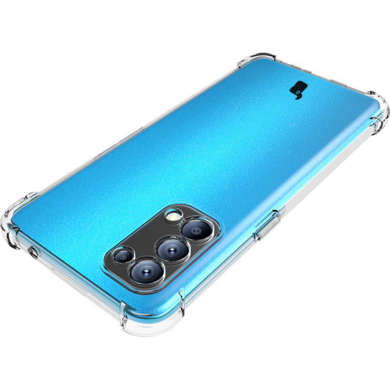 Schutzhülle + 2x Glas Bizon Case Clear Pack für Oppo Reno 5 5G, Transparent