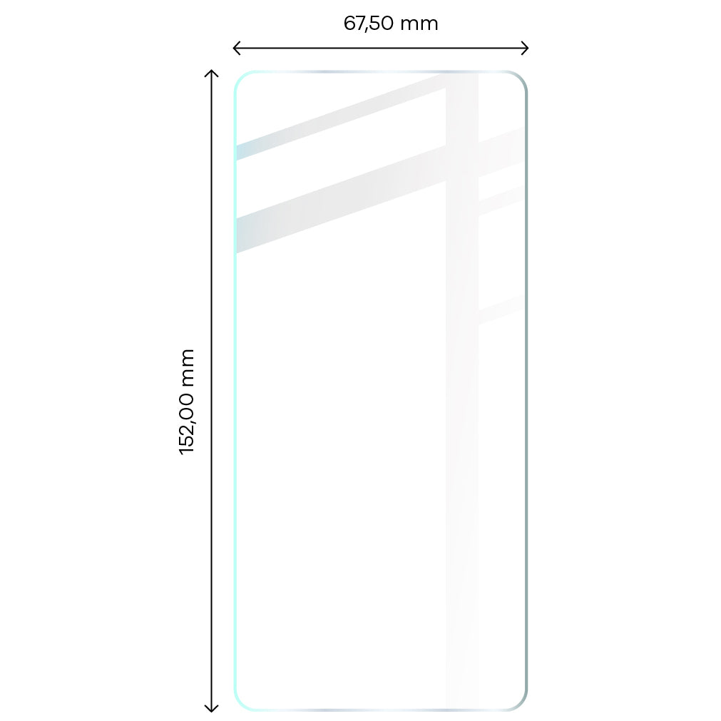 Gehärtetes Glas für Oppo Reno 4 Lite / Oppo Reno 5 / Realme 8 / Realme 8 Pro, Bizon Glass Clear