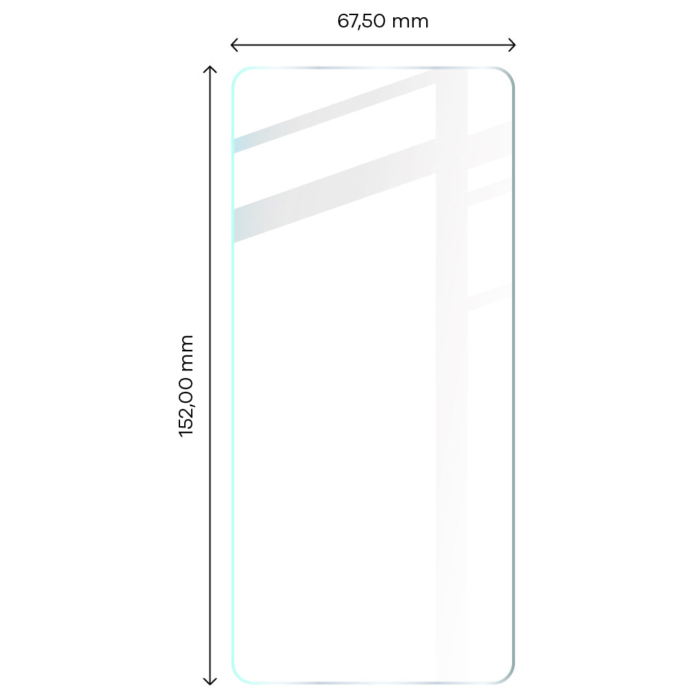 Gehärtetes Glas Bizon Glass Clear - 3 Stück + Kameraschutz für Realme 8 Pro