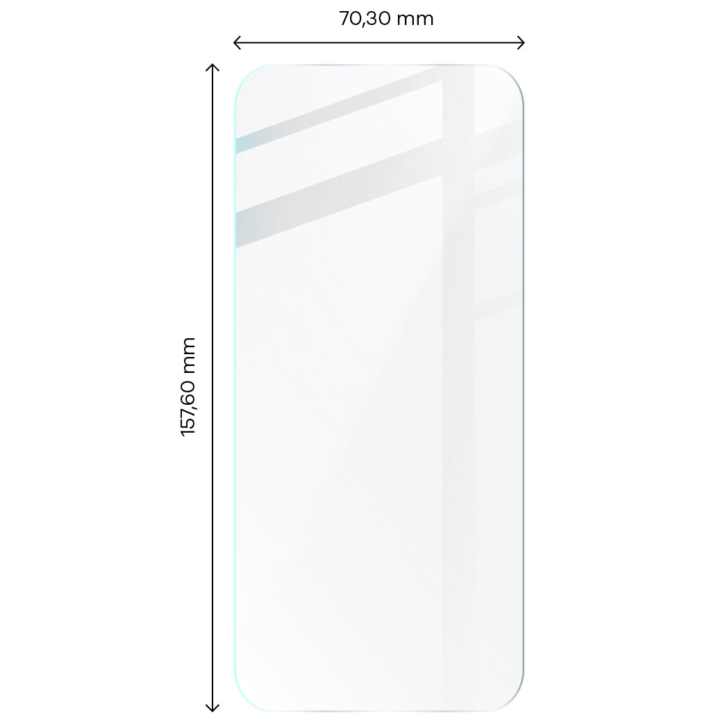 Gehärtetes Glas Bizon Glass Clear - 3 Stück + Kameraschutz für Xiaomi Poco X3/ NFC/ Pro