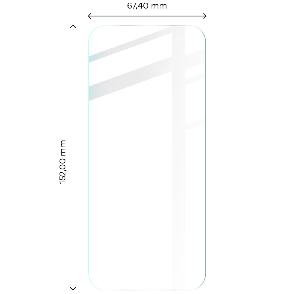 Gehärtetes Glas Bizon Glass Clear für Galaxy S20 FE
