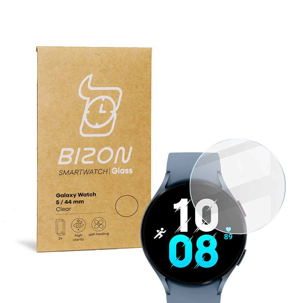 Gehärtetes Glas Bizon Glass Clear für Galaxy Watch 5 / 6 44mm