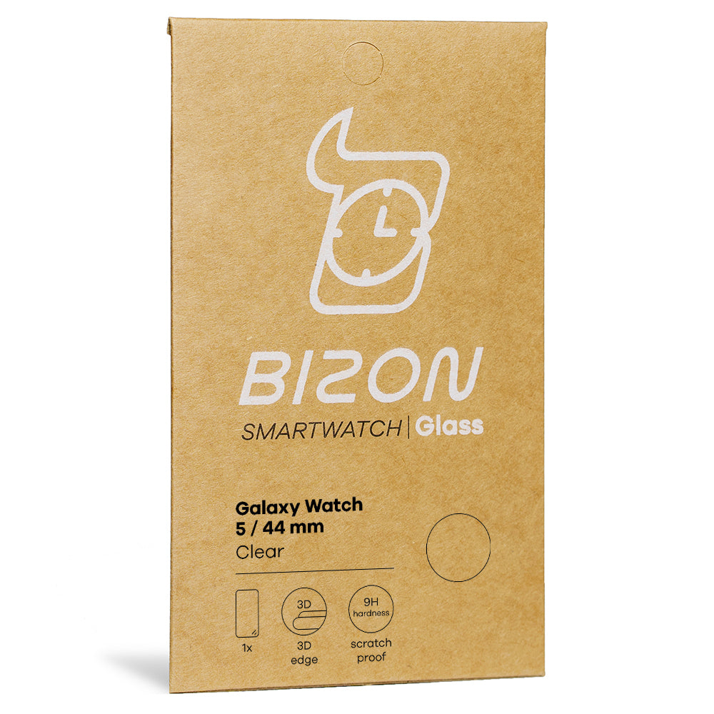 Gehärtetes Glas Bizon Glass Clear für Galaxy Watch 5 / 6 44mm