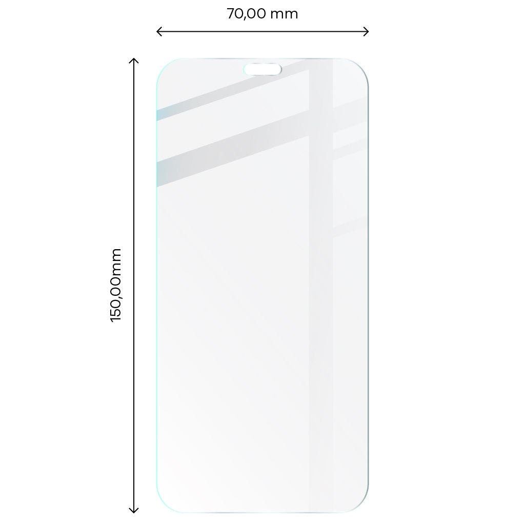 Gehärtetes Glas Bizon Glass Clear - 3 Stück + Kameraschutz für iPhone Xs Max