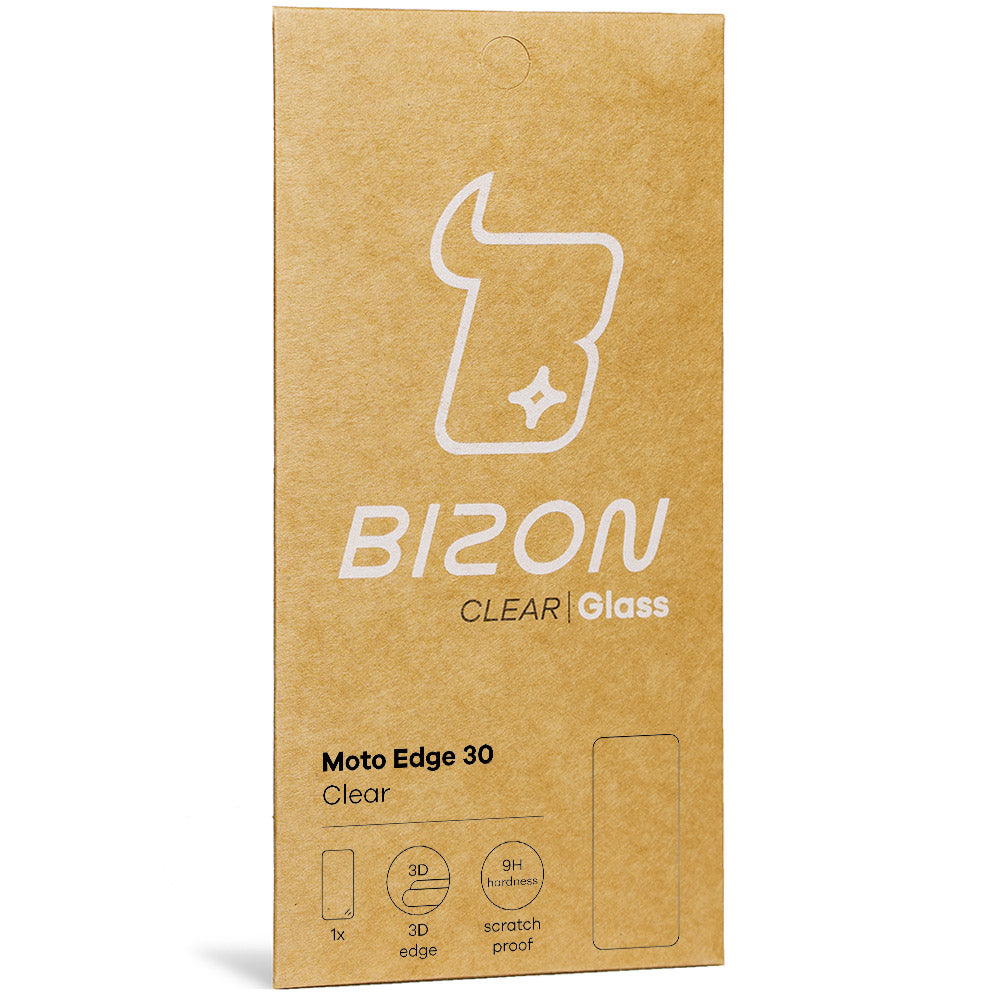 Gehärtetes Glas Bizon Glass Clear für Motorola Edge 30