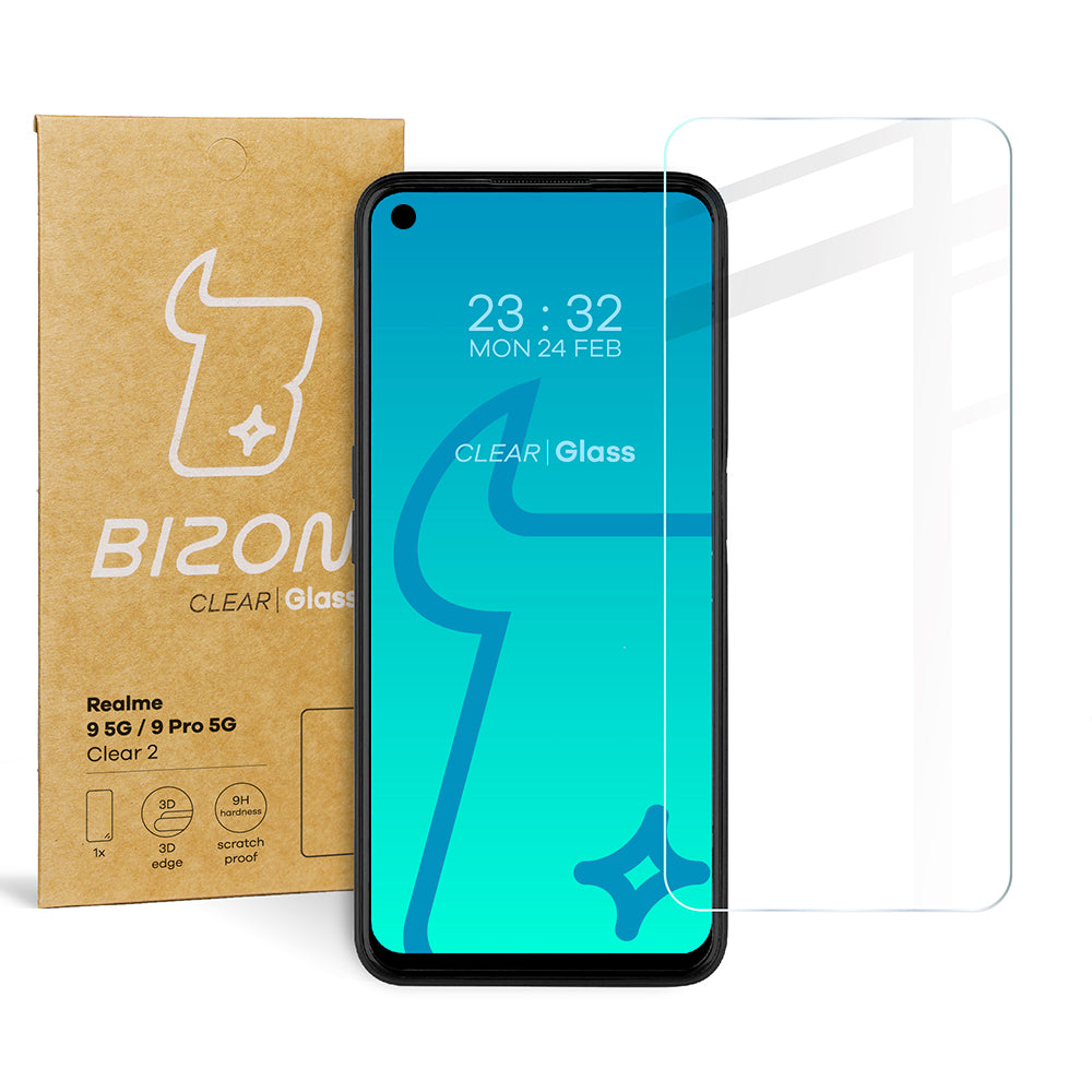 Gehärtetes Glas Bizon Glass Clear für Realme 9 5G / 9 Pro 5G