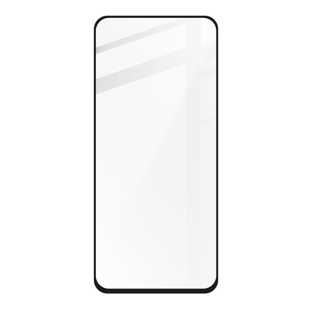 Gehärtetes Glas Bizon Glass Edge für Oppo Reno 7 4G / 5G, Schwarz