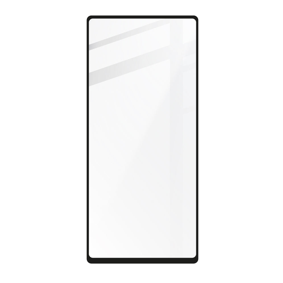 Gehärtetes Glas Bizon Glass Edge für Pixel 6A, Schwarz