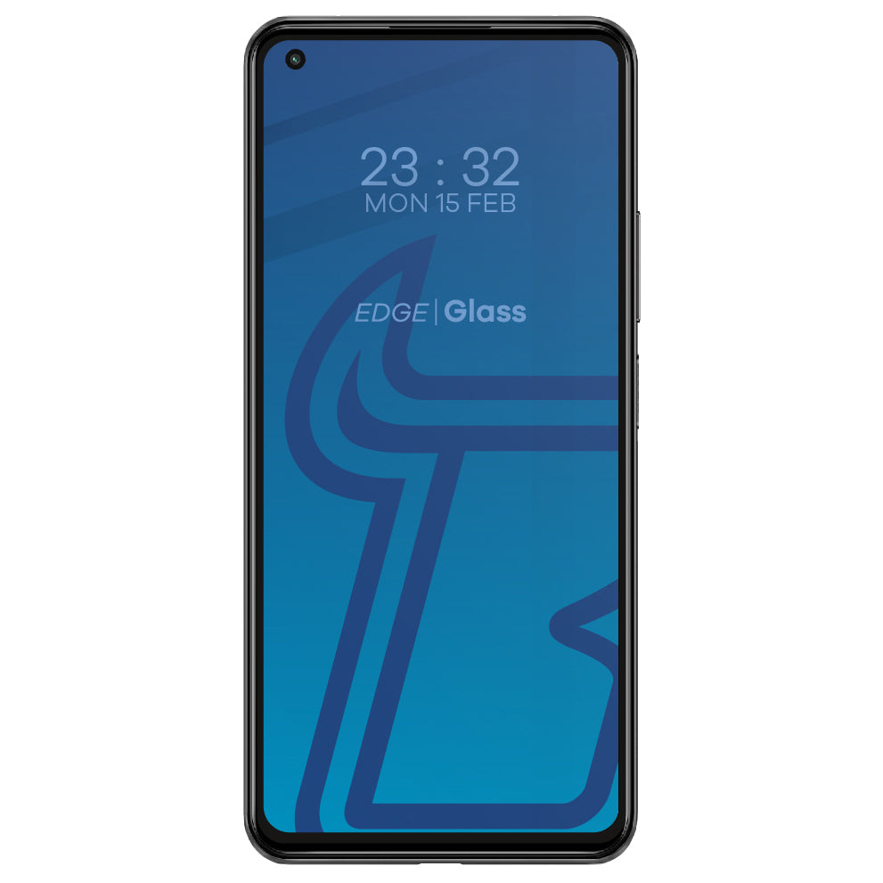 Gehärtetes Glas Bizon Glass Edge für Xiaomi Mi 11 Lite / 5G / 5G NE, Schwarz