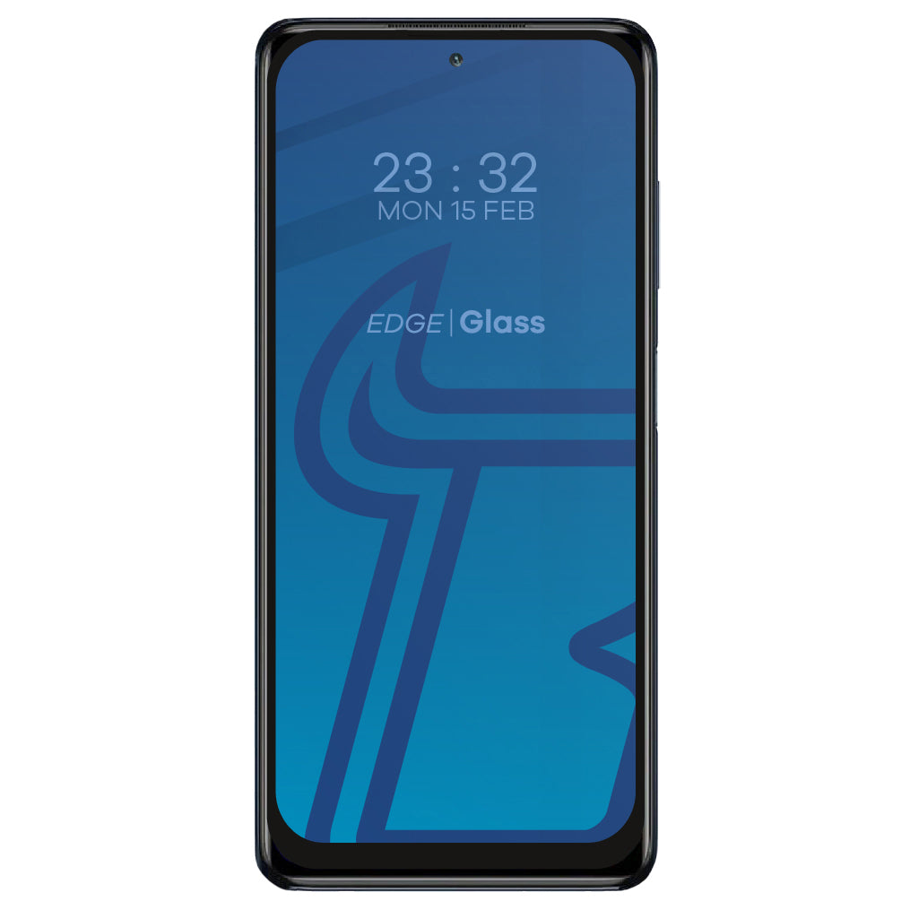 Gehärtetes Glas Bizon Glass Edge für Xiaomi Poco X3 / NFC / PRO, Schwarz