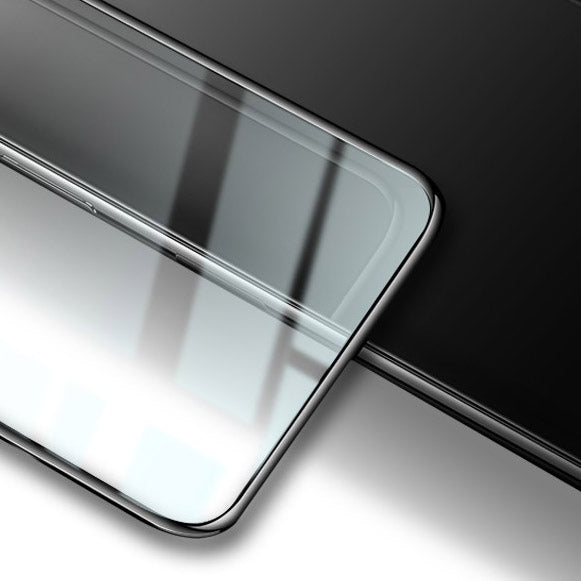 Gehärtetes Glas Bizon Glass Edge - 2 Stück + Kameraschutz für Poco X4 Pro 5G, Schwarz