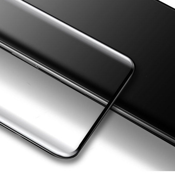 Gehärtetes Glas Bizon Glass Edge 3D - 2 Stück + Kameraschutz für Xiaomi 12 / Xiaomi 12X, Schwarz
