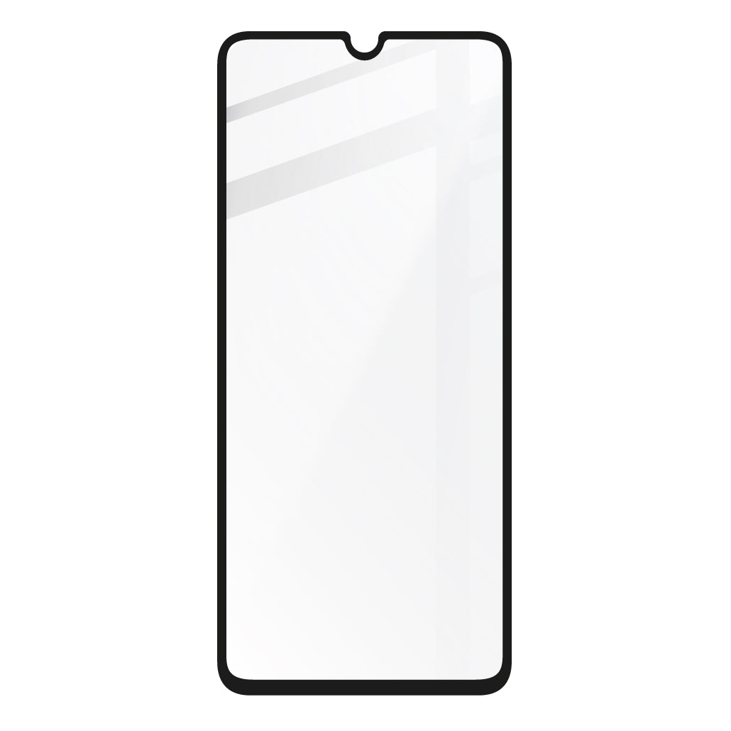 Gehärtetes Glas Bizon Glass Edge für Galaxy A13 4G, Schwarz