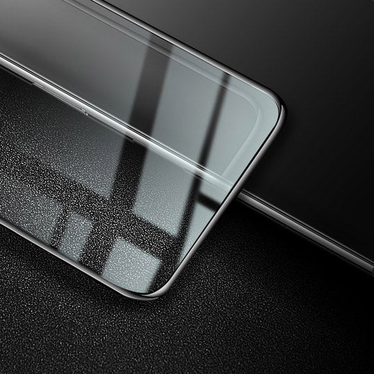 Gehärtetes Glas Bizon Glass Edge für Galaxy A33 5G, Schwarz
