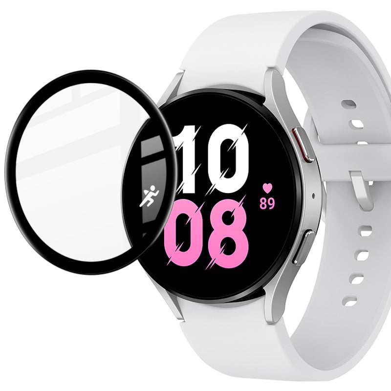 Hybridglas Bizon Glass Edge für Galaxy Watch 5 44mm, Schwarz