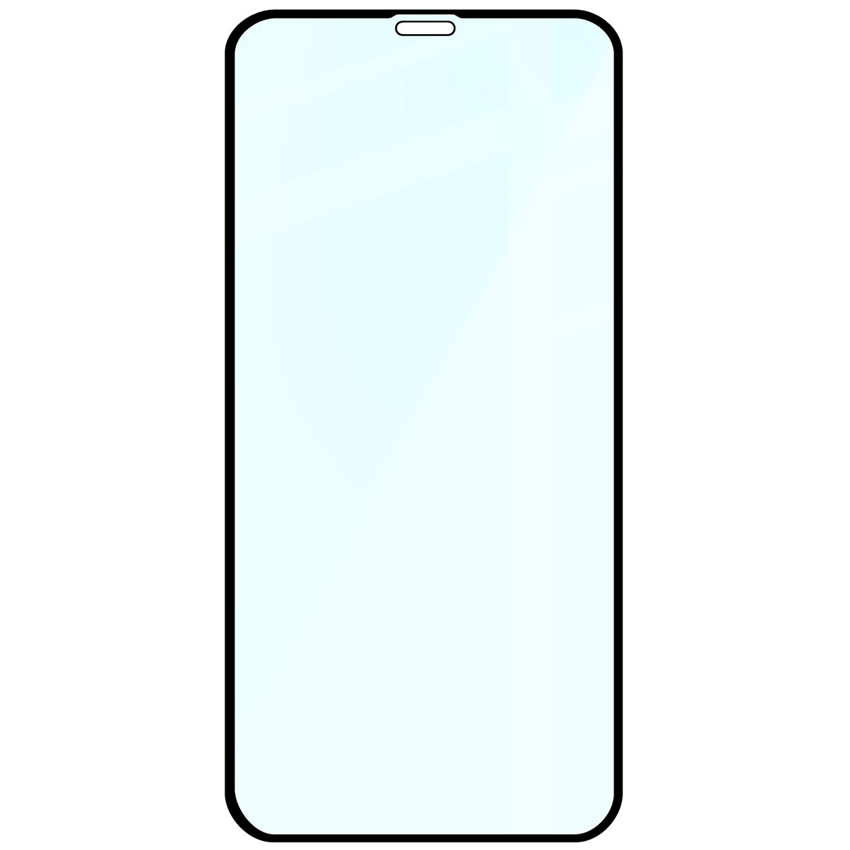 Gehärtetes Glas Bizon Glass Edge für iPhone 11 Pro / Xs, schwarzer Rahmen