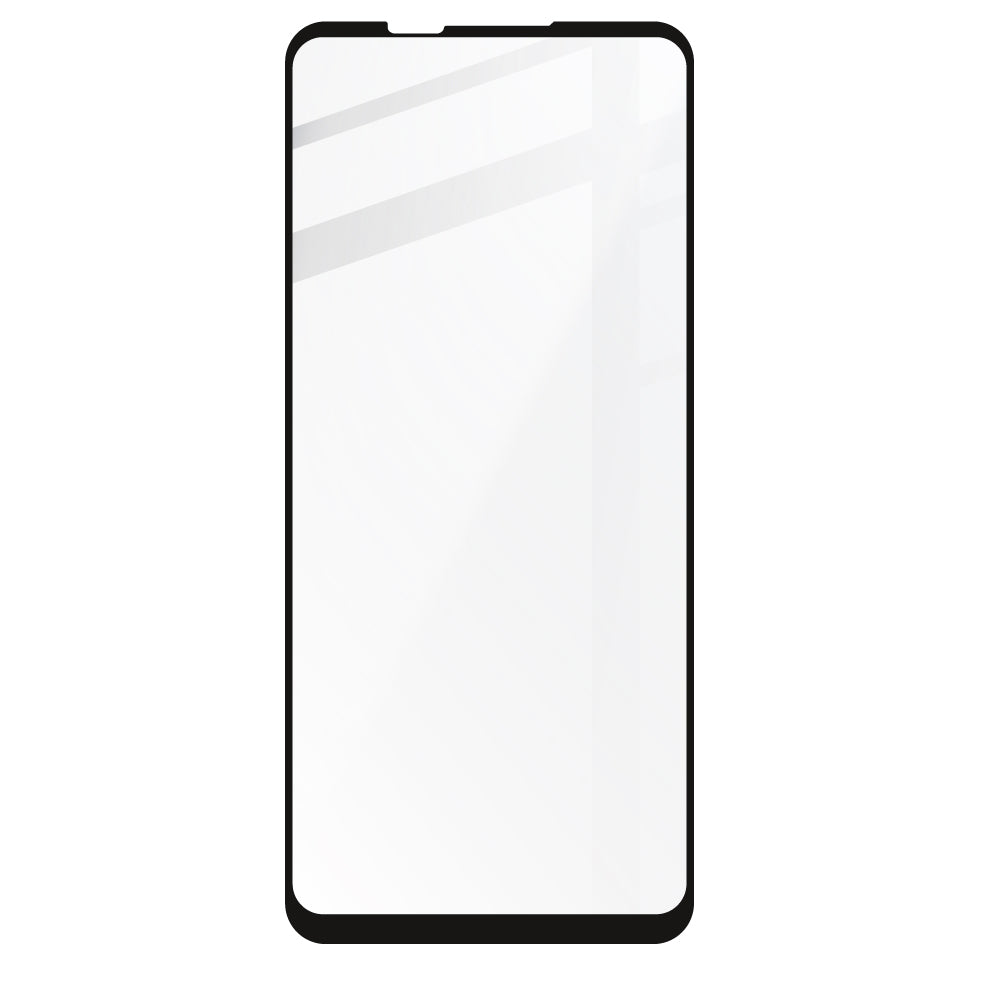 Gehärtetes Glas Bizon Glass Edge für Motorola Moto G62 5G, Schwarz