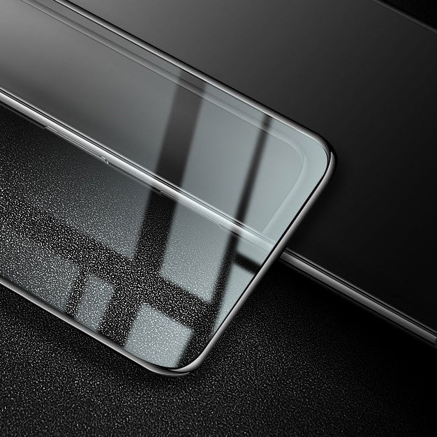 Gehärtetes Glas Bizon Glass Edge für Redmi 10C, Schwarz