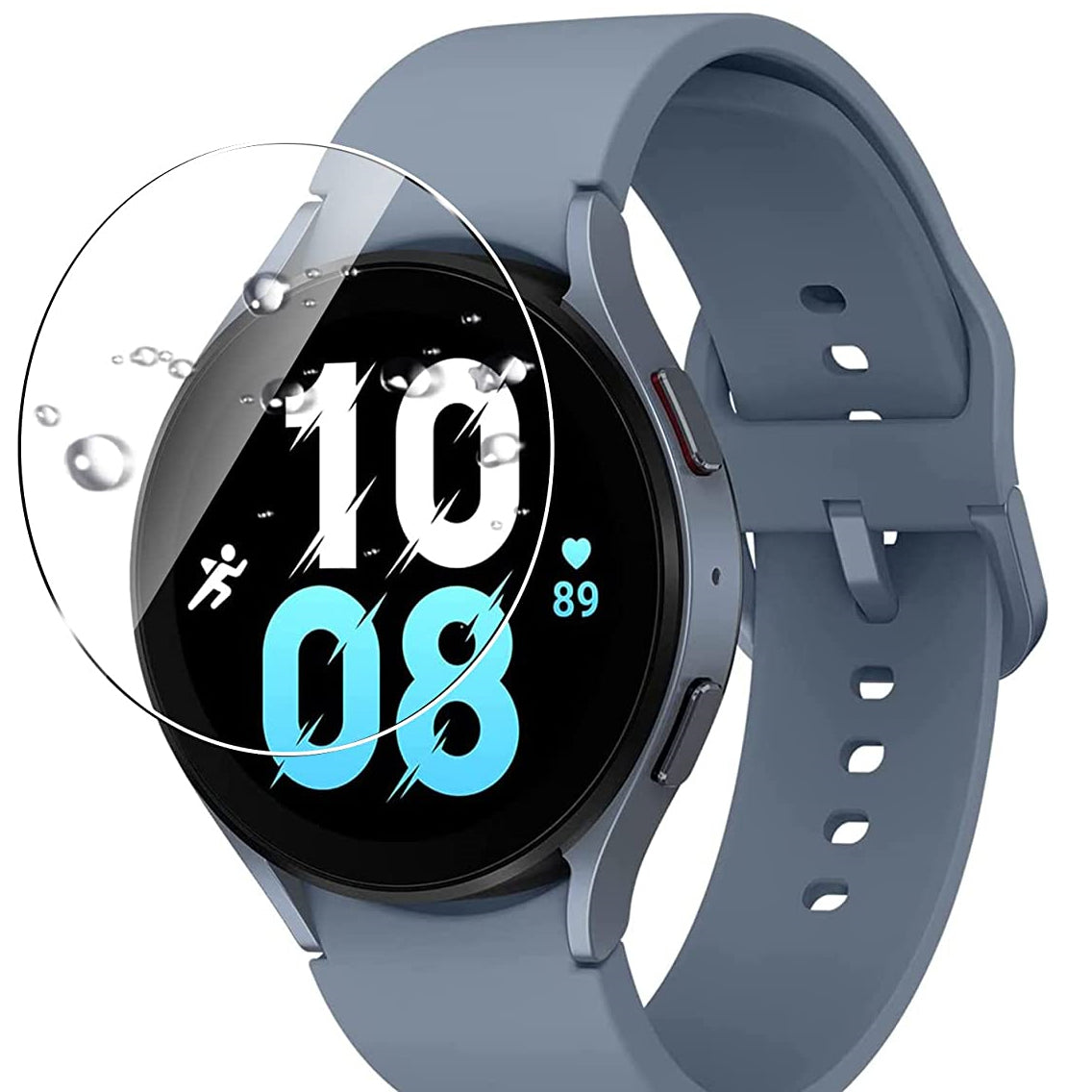 Hydrogel Folie Bizon Glass Hydrogel, Galaxy Watch 5 / 6 44mm, 2 Stück