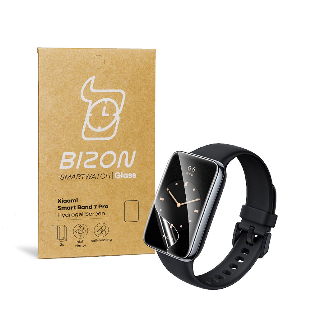 Hydrogel Folie Bizon Glass Hydrogel, Xiaomi Smart Band 7 Pro, 2 Stück