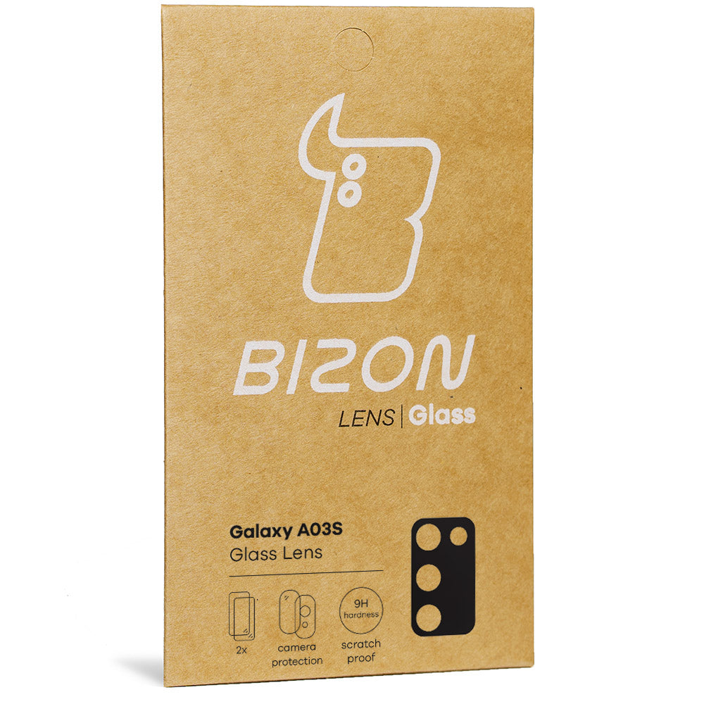 Glas für die Kamera Bizon Glass Lens für Galaxy A03S, 2 Stück