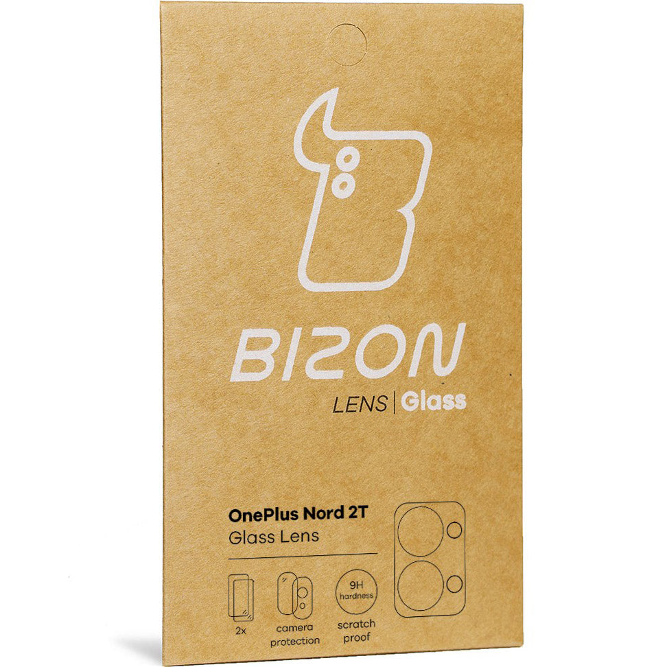 Glas für die Kamera Bizon Glass Lens für OnePlus Nord 2T, 2 Stück