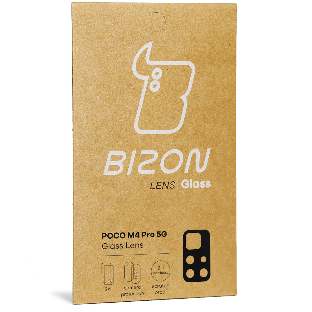 Gehärtetes Glas für die Kamera Bizon Glass Lens für Poco M4 Pro 5G / Redmi Note 11S 5G, 2 Stück