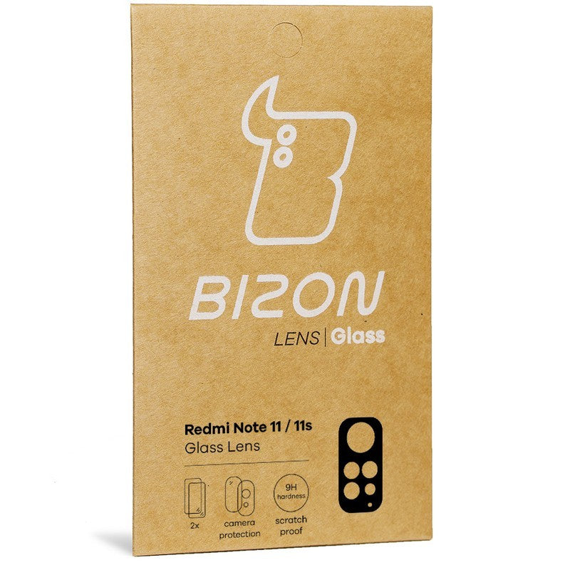Gehärtetes Glas für die Kamera Bizon Glass Lens für Xiaomi Redmi Note 11, 2 Stück