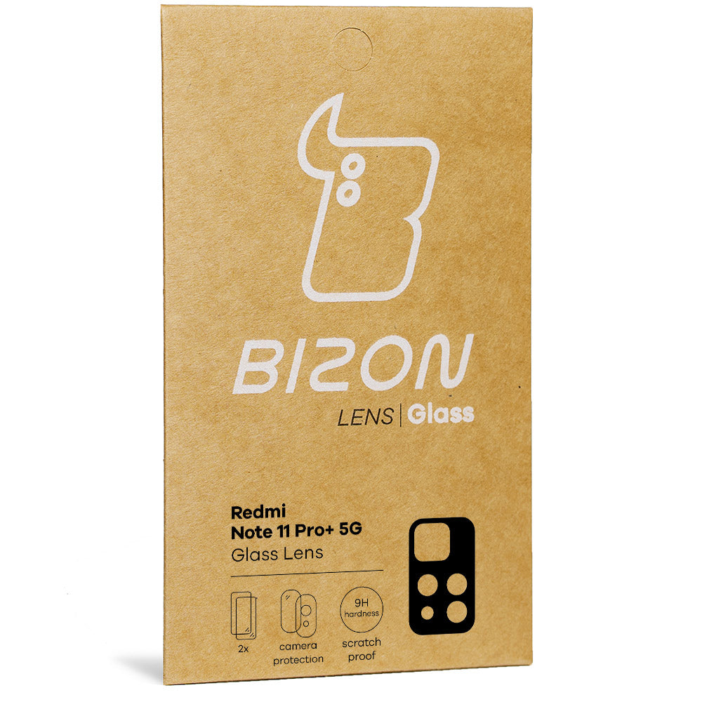 Glas für die Kamera Bizon Glass Lens für Redmi Note 11 Pro+ 5G, 2 Stück