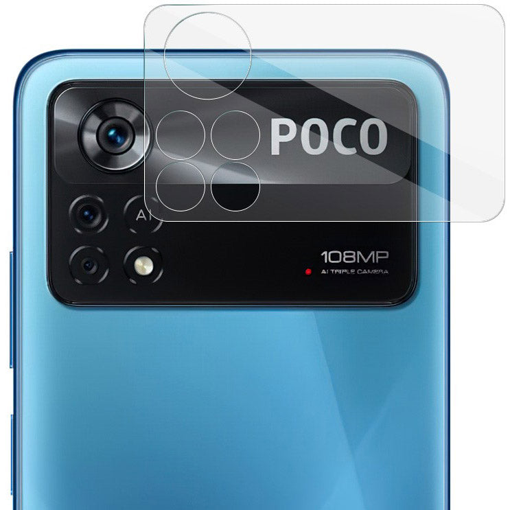 Glas für die Kamera Bizon Glass Lens für Poco X4 Pro 5G, 2 Stück