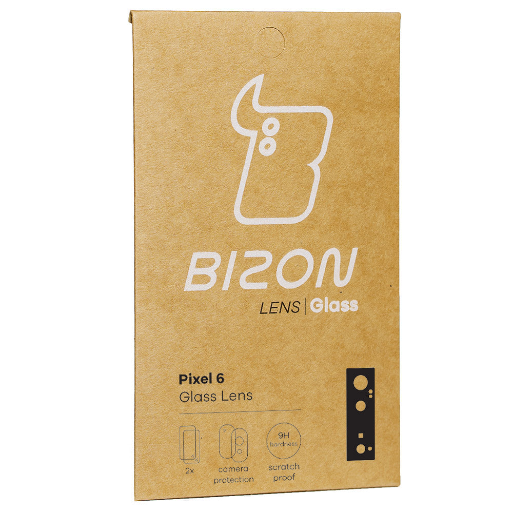 Gehärtetes Glas für die Kamera Bizon Glass Lens für Google Pixel 6, 2 Stück