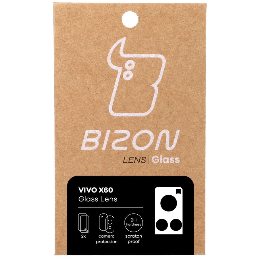 Glas für die Kamera Bizon Glass Lens für Vivo X60, 2 Stück