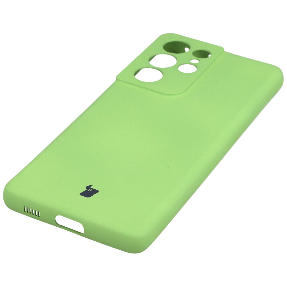 Schutzhülle Bizon Case Silicone für Galaxy S21 Ultra, Grün