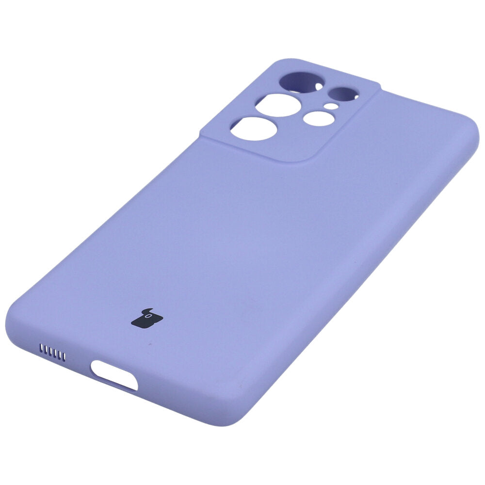Schutzhülle Bizon Case Silicone für Galaxy S21 Ultra, Violett